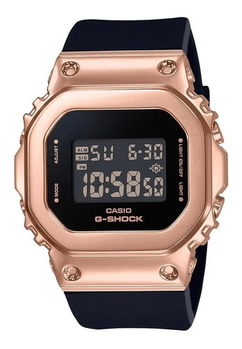 Reloj Casio G-shock Gm-s5600pg-1d Unisex Negro Y Rosé