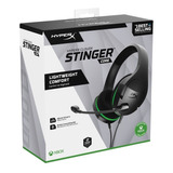 Audífonos Gamer Hyperx Cloudx Stinger Xbox One Negro Y Verde