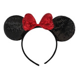 Diadema Cintillo Balaca Lazo Minnie Mouse X 2 Unidades 