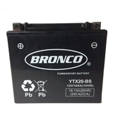 Batería De Moto Bronco Ytx20-bs Sellada Envío