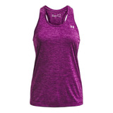 Camiseta Esqueleto Under Armour Tech Tank Twist Mujer-morado