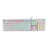 Teclado Gamer Mecánico Hp Gk400f Silver Rgb