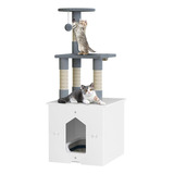 ~? Dosker Cat Tree Con Caja De Arena, Torre Moderna Para Gat