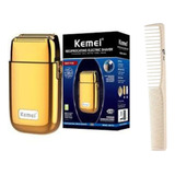 Maquina Kemei Shaver Acabamento Km Tx1 Gold Entrega Rapida