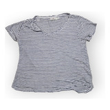 Playera Vineyard Vines De Mujer Talla Mediana Rayada Azul