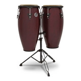 Set De Congas 10 + 11 Latin Percussion Lp646ny Dw Dark Wood