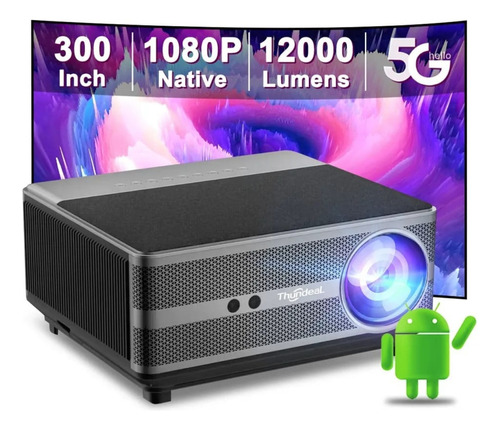 Projetor Thundeal Td98 Full Hd 12000 Lúmens Wifi Bluet. Zoom