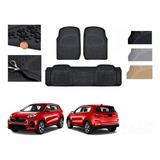 Kit Tapetes Uso Rudo Kia Sportage 2019 Rubber Black Original