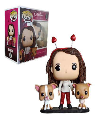 Funko Pop Personalizado+dos Mascotas