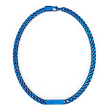 Collar Para Hombre Guess Lion King Color Acero Jumn01387j Color Azul