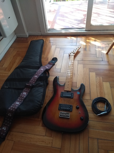 Guitarra Eléctrica Caiola, Amplificador Orange Y Accesorios