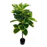 Fícus Elástica Artificial Planta Grande Decoração Sala 1.35m