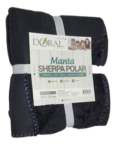 Manta Sherpa Polar 127x152 Cms Termica Soft Touch Doral