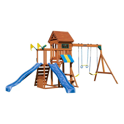 Casa De Madera Infantil Casita De Juegos Cabaña Niños 1 Café 1