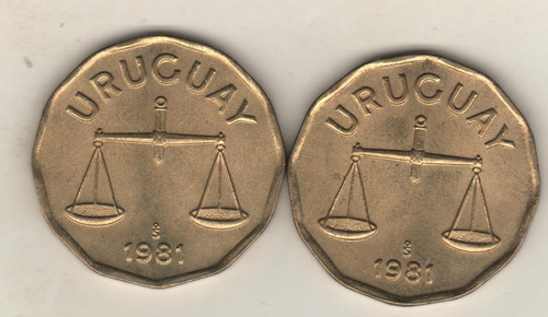 Uruguay Moneda De 50 Centésimos Año 1981 - Km 68 - Xf