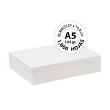 Papel Bond Blanco A5 105 Gr - 1,000 Hojas