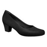 Sapato Piccadilly 110072 Baixo De Uniforme Feminino Preto