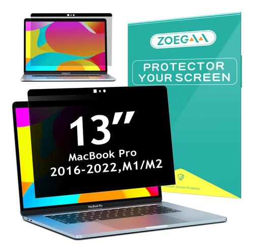 Zoegaa Pantalla De Privacidad Macbook Pro De 13 Pulgadas, Cu