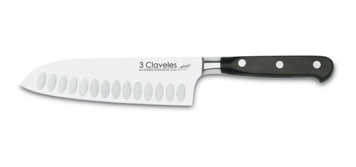 Cuchillo Santoku 17cm Forjado Acero Inox | 3 Claveles Forge