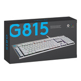 Teclado Gamer Mecánico Logitech G815 Tactile Lightsync Rgb W