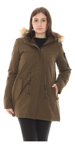 Campera Parka Mujer Abrigo Capucha Ultra Liviana 