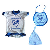 Set Ajuar Bebe X3 Body + Extras Quilmes M01