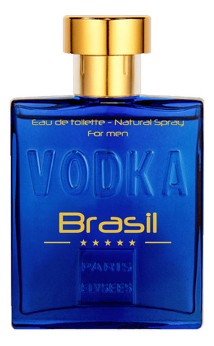 Perfume Vodka Brasil Azul Masculino Edt 100ml Ref - 2968
