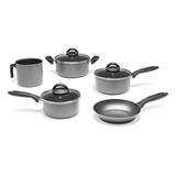 Batería De Cocina Brinox 7210/400 Maple 8 Piezas Gris