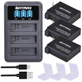 Paquete De 3 Baterías Ahdbt401 De 1680mah + Cargador U...