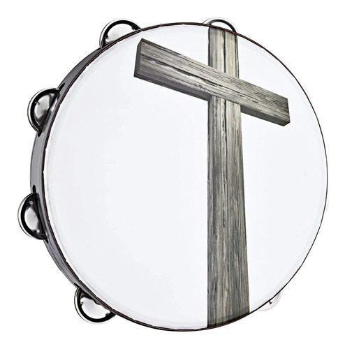 Pandereta Pandero 10'' Cruz Religiosa Meinl Cht2c Oferta!!