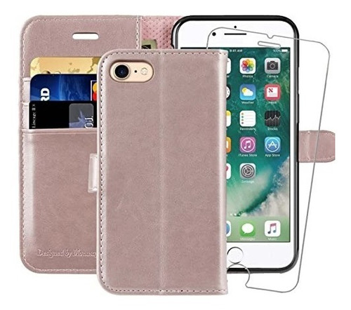 Funda Funda Cuero Para iPhone 6 7 8 Se X Xr 11 12 13 14