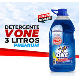 Detergente Tried V One Premium Concentrado 3 Litros