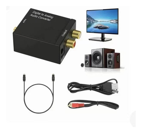 Adaptador De Convertidor De Audio Y Video Tv Hdmi A Rca 1080