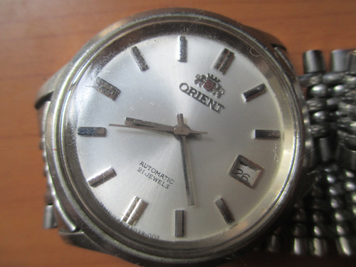 Reloj Orient Automático 21 Joyas Japonés Con Detalle   