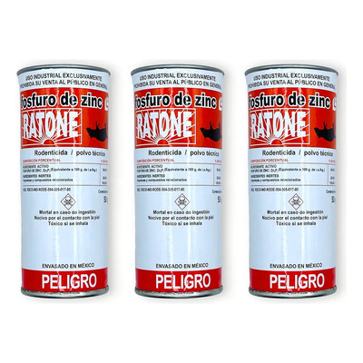 Veneno Ratones RATONE Fosfuro Zinc Metílico 50g Control Ratas | Envío gratis