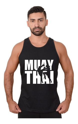 Camiseta Regata Muay Thai Academia De Arte Marcial Esportiva