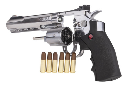 Replica Pistola Revolver Calibre 357 Sr357 Metal Crosman Air