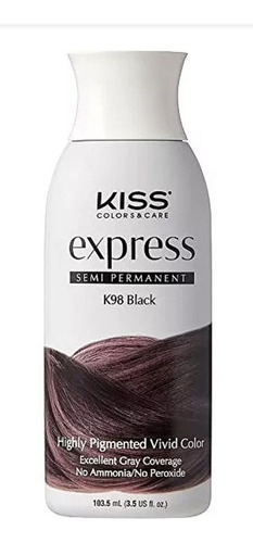 Kiss Express Tinte K98 Black Ideal Barbería 