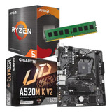 Combo Actualizacion Pc Amd Ryzen 5600g + Mother + 8 Gb