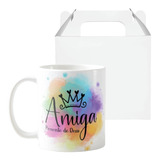 Caneca Amizade Para Amiga Especial Presente De Deus