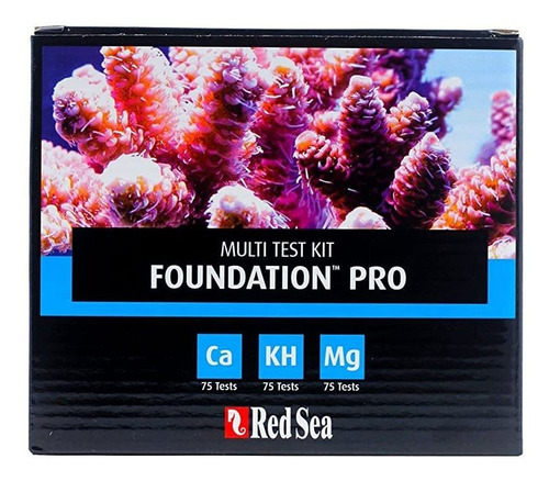 Fundación Del Mar Rojo Pro Kit De Prueba Coral Reef Aquarium