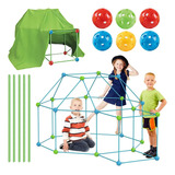 Kit De Construção Tent Fort Para Crianças - Brinquedo De Con