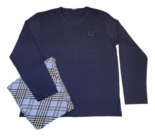 Kit6 Pijamas Juvenil Masculino Longo Estampados 100% Algodão