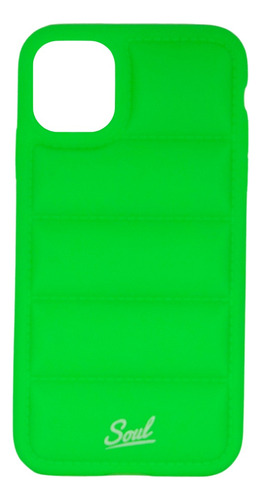 Funda Compatible Con iPhone 11 Puffer Case Protector Celular