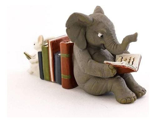 Elefante Livros E Coelho Decoraçao