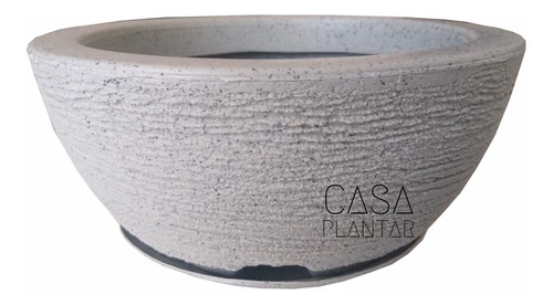 Vaso De Planta Bacia Com Prato 13 X 26 - 3 Unidades