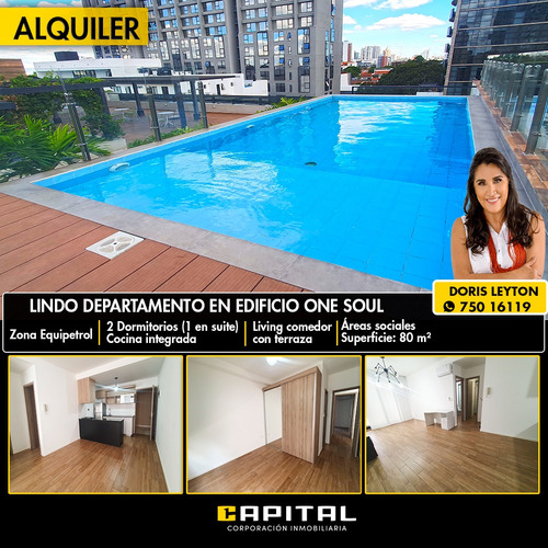 Departamento En Alquiler Edificio One Soul (equipetrol)