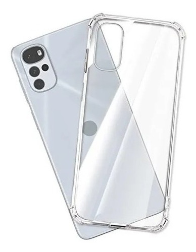 Funda Transparente Para Moto G22 E32 G52 G82 5g + Vidrio 9h