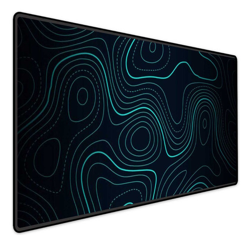 Mousepad Gamer Speed Extra Grande 120x60 Geológico Azul