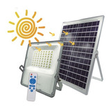 Reflector Led 100w Exterior Ip65 Panel Solar Autonomia 10hs